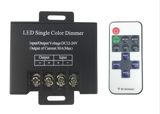 Control remoto inalámbrico de RF DC12-24V Controlador LED con botón Oscurecedor con potencia máxima de 300W Interruptor de ajuste de brillo