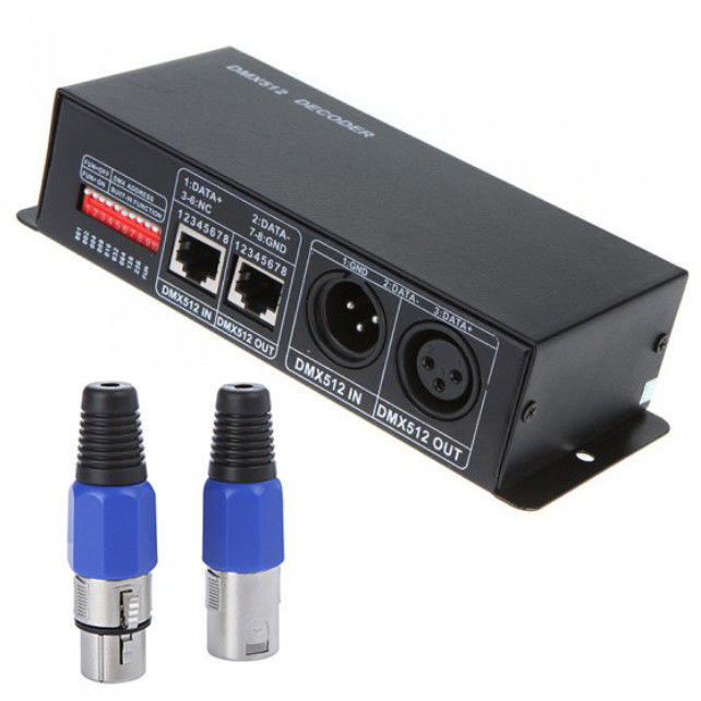 Canal RGBW del RGB 4 del canal del decodificador 3 de Dmx de la cinta de DMX512 LED con el CE certificado