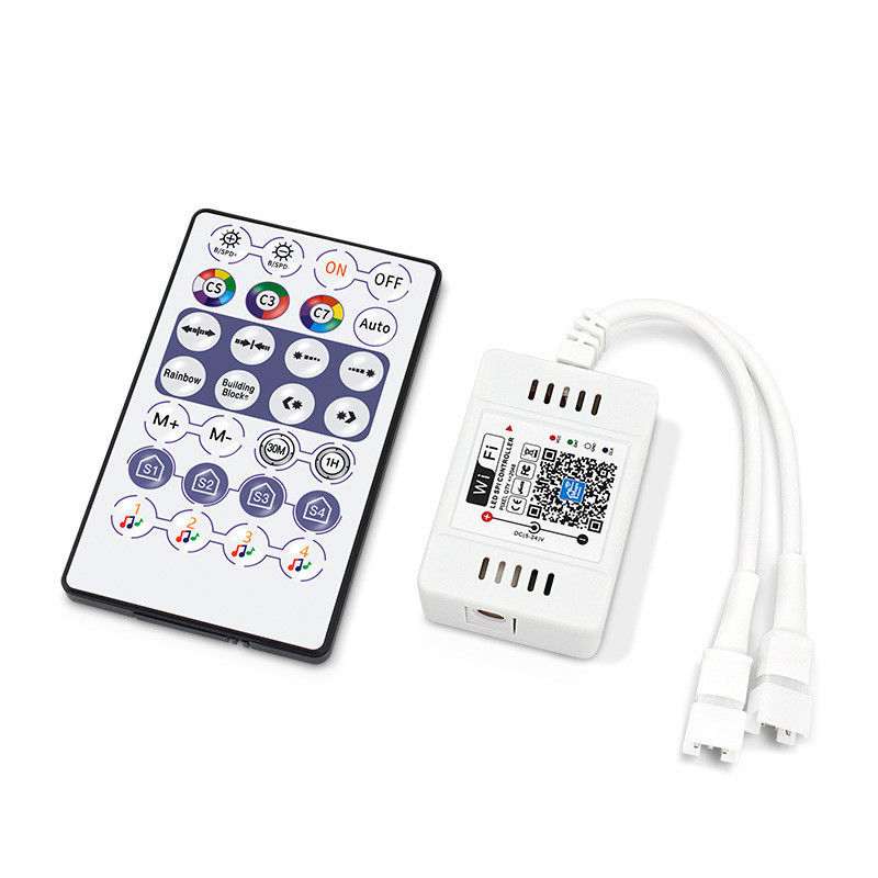 Control mágico inteligente de Wifi APP del regulador del color LED de DC 5V con la radio de 2.4G RF
