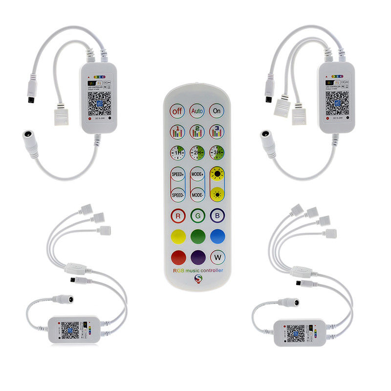 24 reguladores elegantes IR Remote Wifi Control de la tira de las llaves LED para la luz de tira del RGB