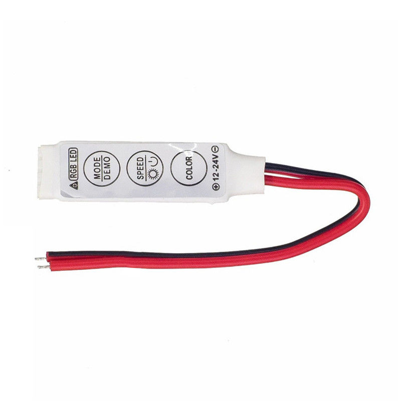 Manual del botón de la llave 3 de DC 24V LED Mini Controller 3 para la luz de tira de color de 5050 Rgb