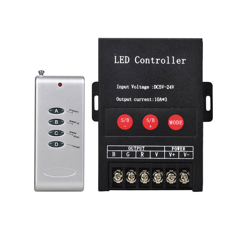 un interruptor más oscuro de la velocidad de For Color Change del regulador de la luz de tira de 30A LED