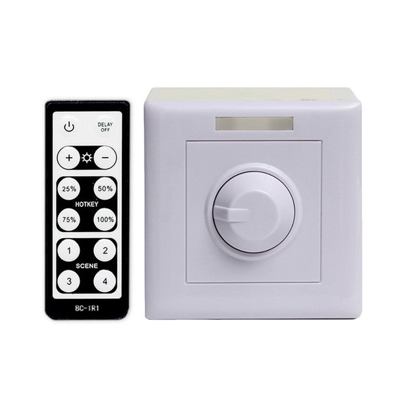 Tipo soporte de Dimmer Knob 86 del regulador de la CA 85V 265V 10A LED de la pared