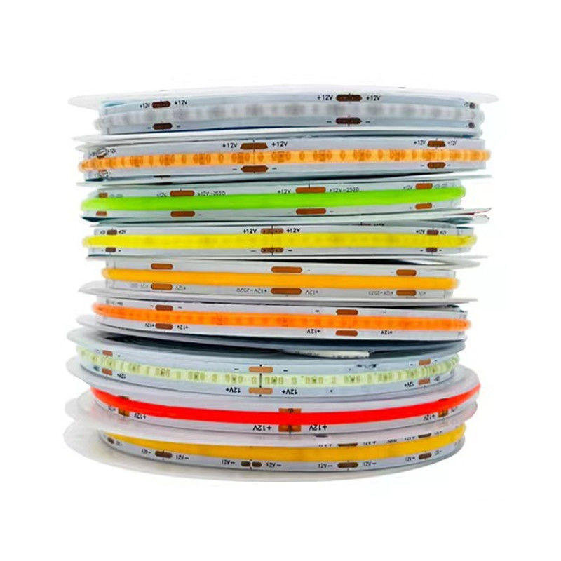 Color flexible de alta densidad de la luz de tira de la MAZORCA de Dimmable LED solo