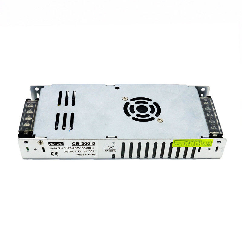 El voltaje ultrafino reguló la CA de la fuente de alimentación que cambiaba 220V a la fan de aluminio del accesorio del caso de DC 5V 300W 60A que la impulsión transforma