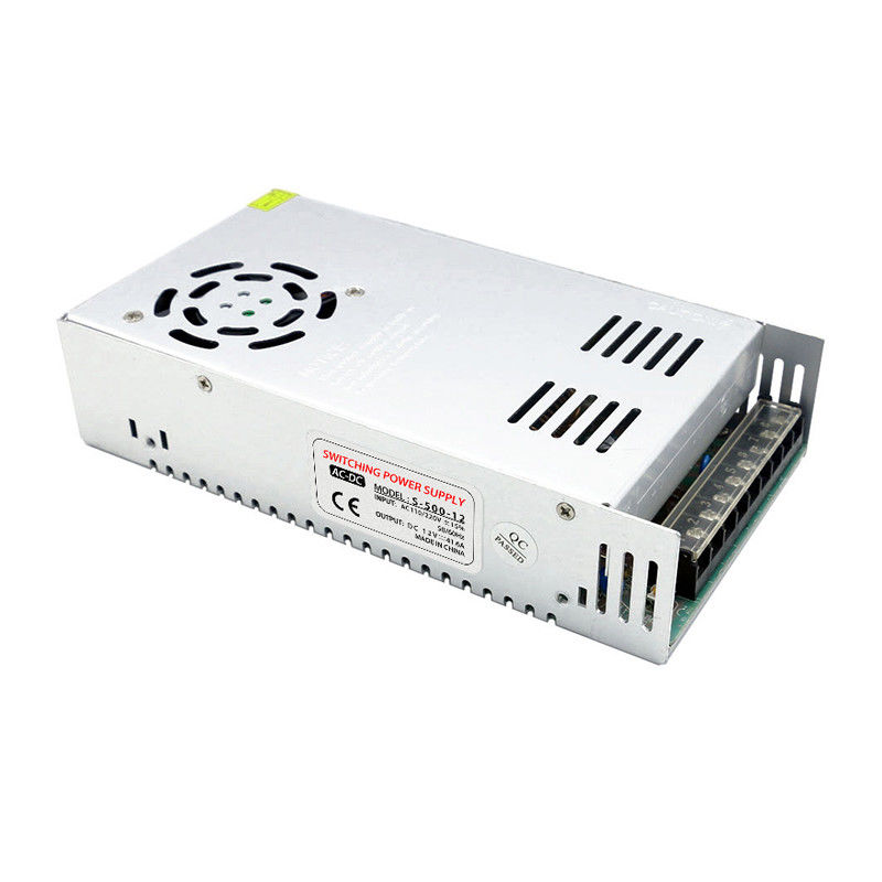 Fuente de alimentación conmutada de 12V 500W para luces LED AC 100V 240V a DC 12V