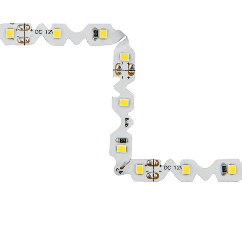 DC 12V S forma la prenda impermeable 6W de Smd 2835 de la tira del LED Bendable para la publicidad