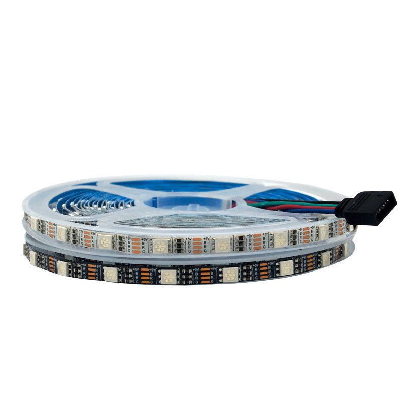 Cambio estrecho del color 12V de la versión 6m m de la luz de tira de SMD 5050 LED RGB