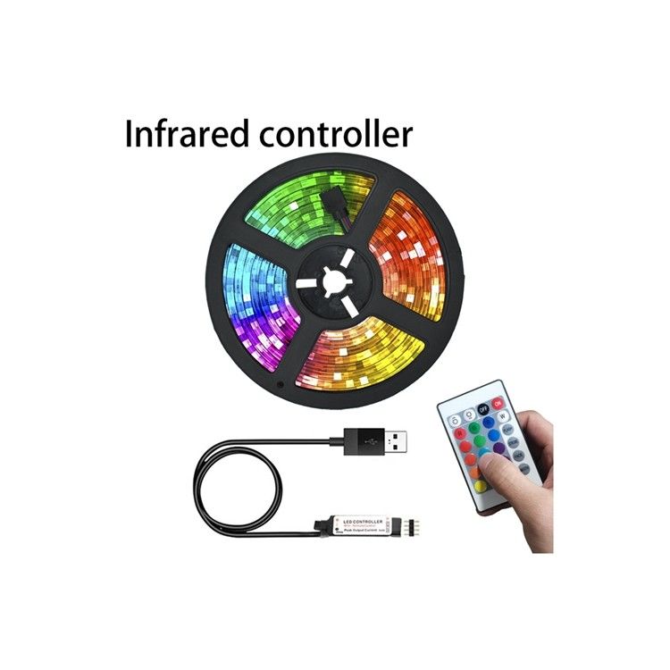 60leds/luz de tira teledirigida del metro LED para el dormitorio Decortion del contraluz de la TV