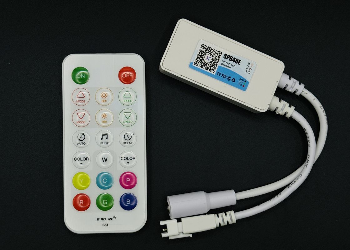 SPI LED Strip Smart Controller WS2811 1903 Bluetooth y música para luz de banda de píxeles LED