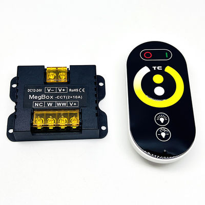 Regulador Dimmer DC 12V DC 24V de la temperatura de color LED teledirigido