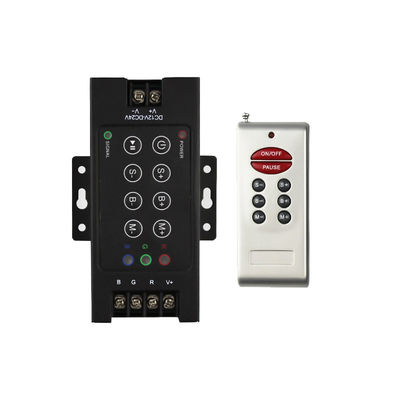 Regulador 720W DC 12V 24V de las llaves LED RGB del RF 8 con el canal de la caja 3 del hierro