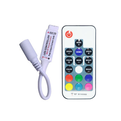 17 telecontrol inalámbrico del RF del canal dominante del LED Mini Controller 12V 3 para la tira de 5050 LED