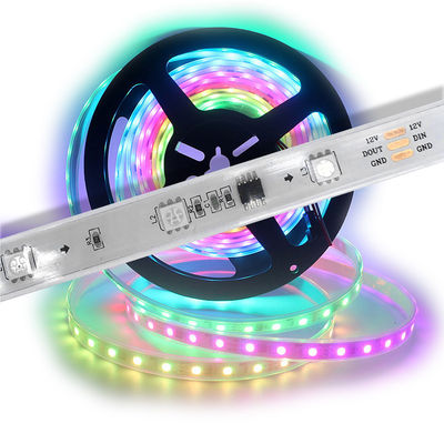 Las luces de tira mágicas del color LED del pixel DC12V impermeabilizan IP67 para al aire libre
